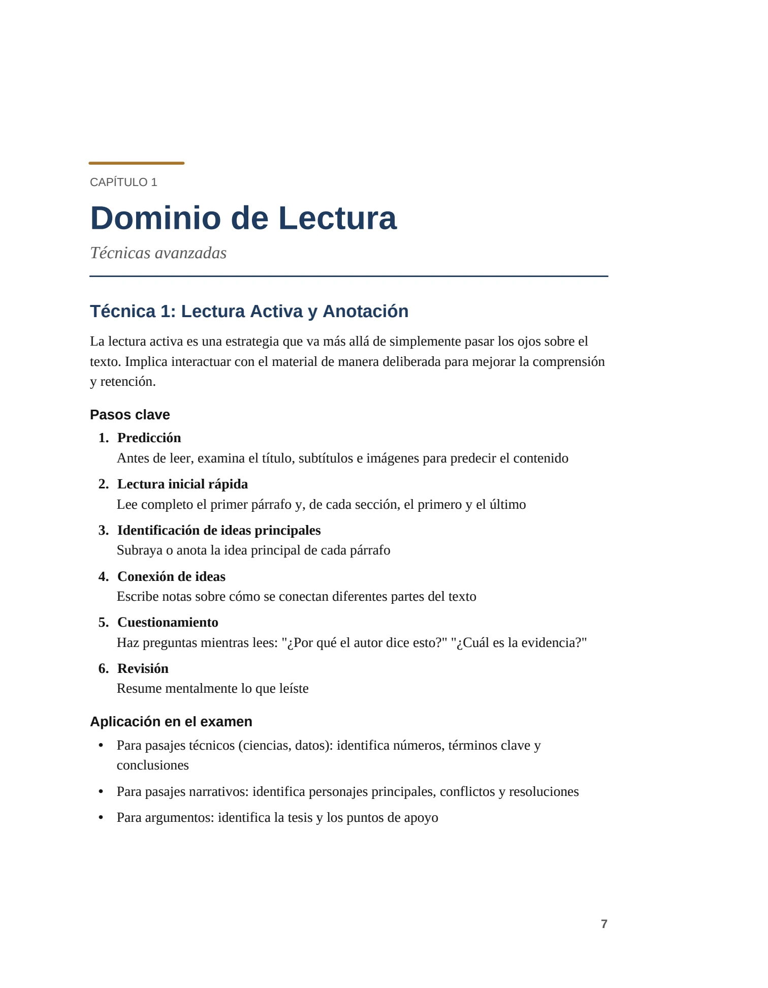 Interior sample 1 from Guía de Estudio